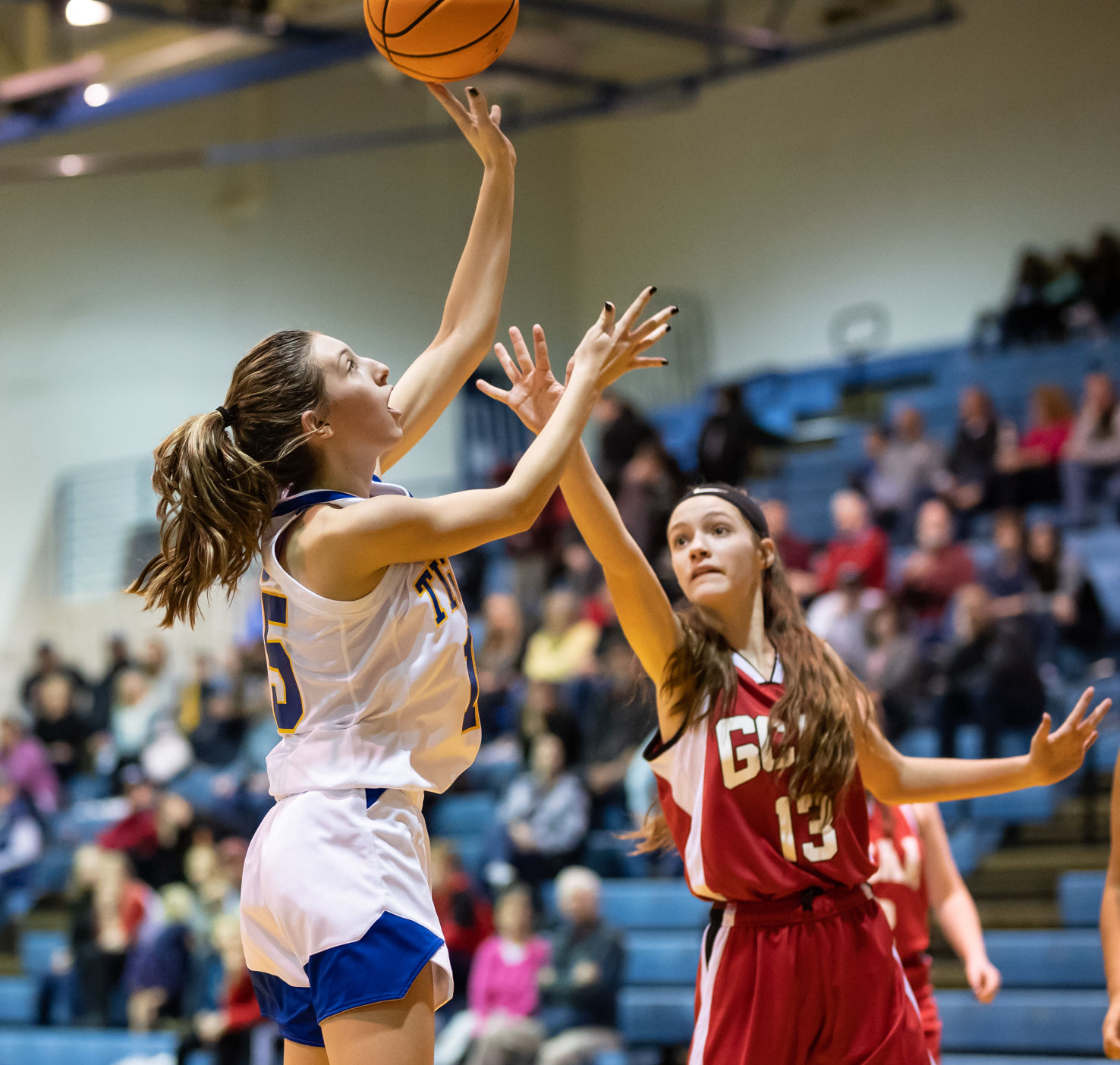 Friday night basketball action